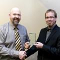 Leadership Award: Barb Cannon, Creative Salmon (Peter Griffiths accepting (left)) , sponsored by Novartis Animal Health 