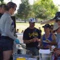 BBQ salmon enjoyed by all - Thanks MHC BBQ salmon enjoyed by all - Thanks MHC