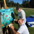 Elanco Canada Art Project - in progress at Hole One