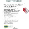 Our Silent Auction Sign 