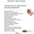Thank you to all our Silent Auction Donors Thank you to all our Silent Auction Donors